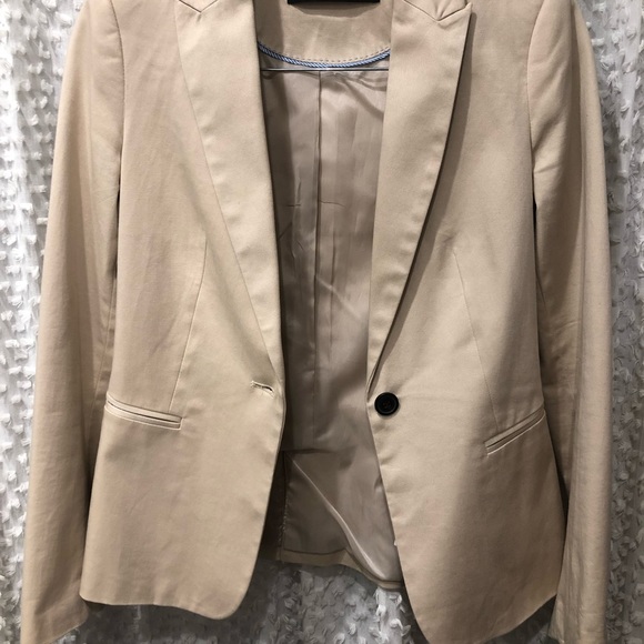 Zara Beige Blazer - Picture 3 of 4